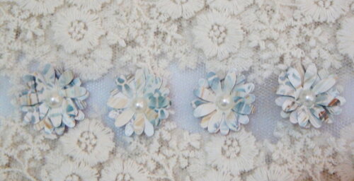 Flor para Scrapbooking - 08 un