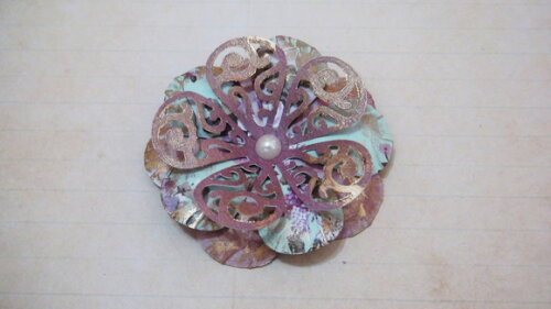 Flor para Scrapbooking - 08 un