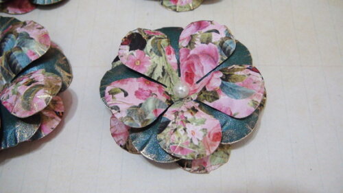 Flor para Scrapbooking - 08 un