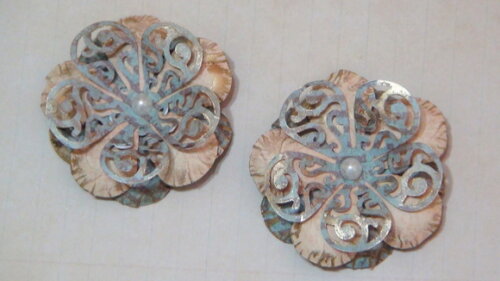 Flor para Scrapbooking - 08 un
