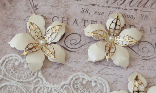 Flor para Scrapbooking 3d - 04 Un.