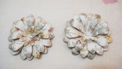 Flor para Scrapbooking Flor de Papel - 06 un