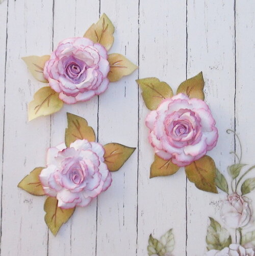 Flores Artesanais em Papel - 03 un