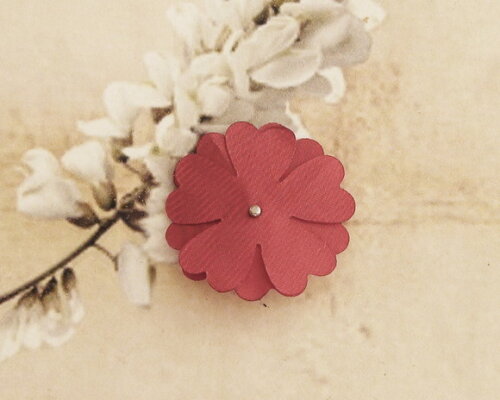 Flores em Dupla Camada Cetim - 10 un
