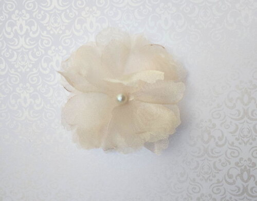 Flores em Organza 3d - 30 un