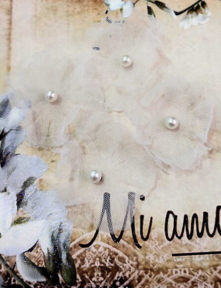 Flores em Organza 3d - 60 un