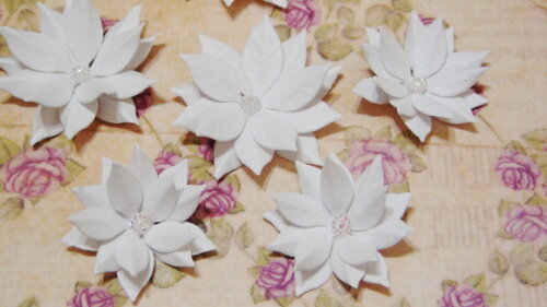 Flores para Scrapbooking - 06 Un.