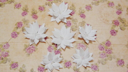 Flores para Scrapbooking - 06 Un.