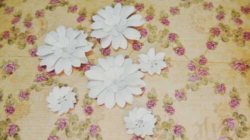 Flores para Scrapbooking - 06 Un.