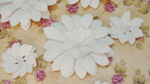 Flores para Scrapbooking - 06 Un.