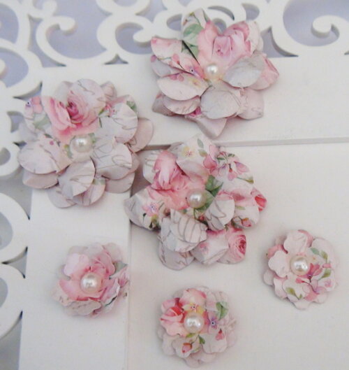 Flores para Scrapbooking - 06 Un.