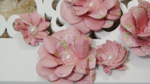 Flores para Scrapbooking - 06 Un.