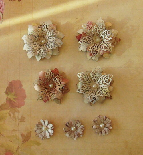 Flores para Scrapbooking - 07 un