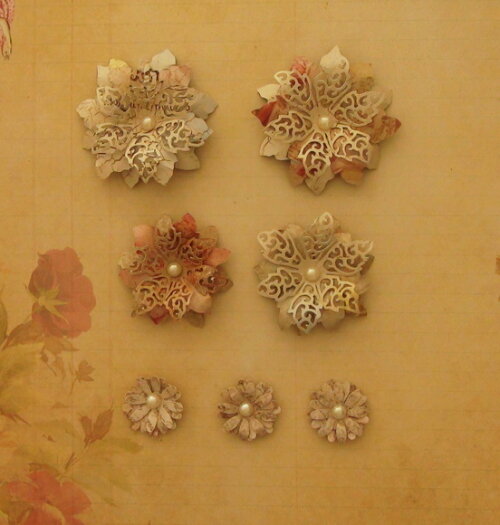 Flores para Scrapbooking - 07 un