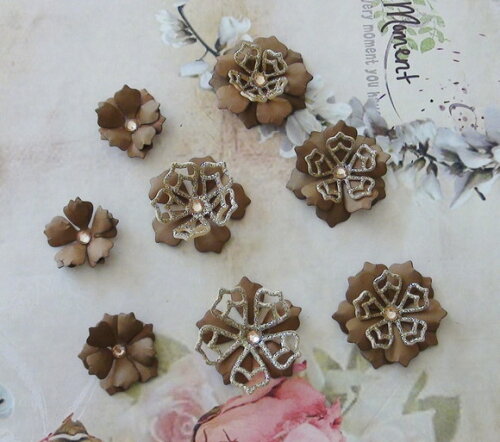 Flores para Scrapbooking - 08 un