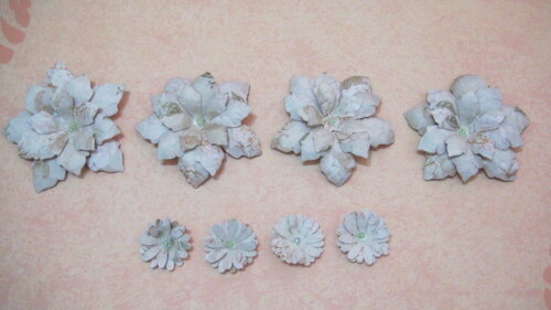 Flores para Scrapbooking - 08 Un.