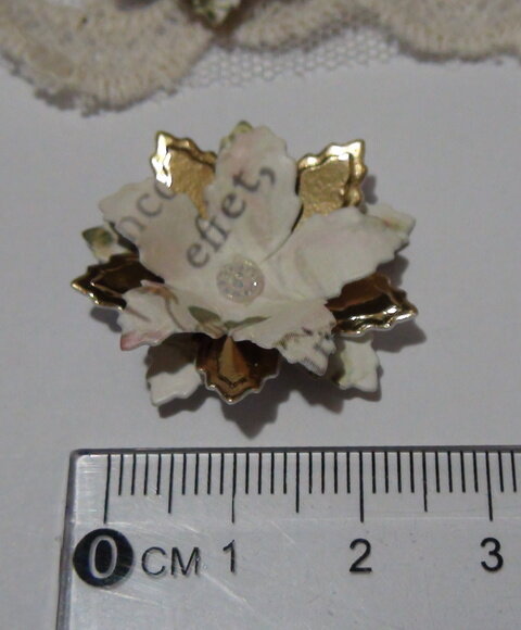 Flores para Scrapbooking - 10 Un.
