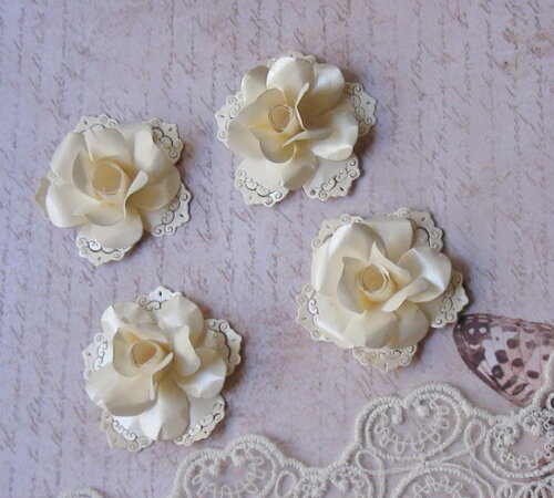 Flores para Scrapbooking 3d- 5,0 cm -04 Un.