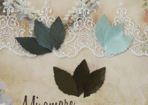 Folhas em Cetim - 30 un