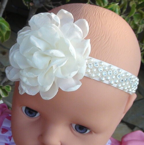 Headband - Arranjo de Flores para Cabelo - Elástico