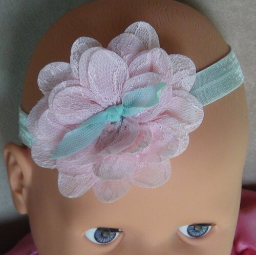 Headband - Arranjo de Flores para Cabelo - Elástico