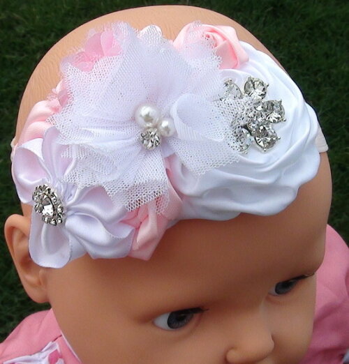Headband - Arranjo de Flores para Cabelo - Elástico