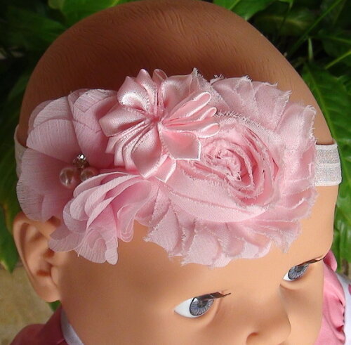Headband - Arranjo de Flores para Cabelo - Elástico