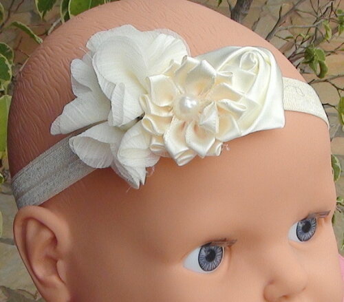 Headband - Arranjo de Flores para Cabelo - Elástico