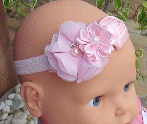 Headband - Arranjo de Flores para Cabelo - Elástico