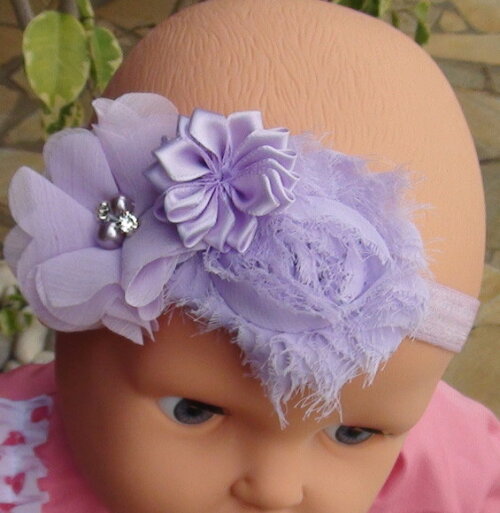 Headband - Arranjo de Flores para Cabelo - Elástico