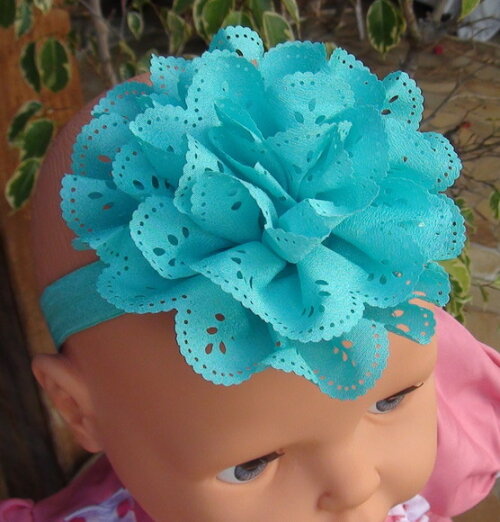 Headband - Arranjo de Flores para Cabelo - Elástico