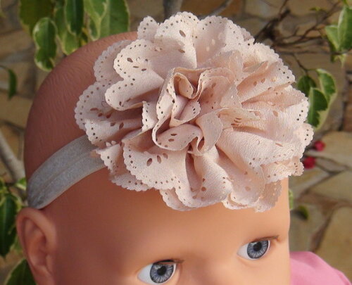 Headband - Arranjo de Flores para Cabelo - Elástico