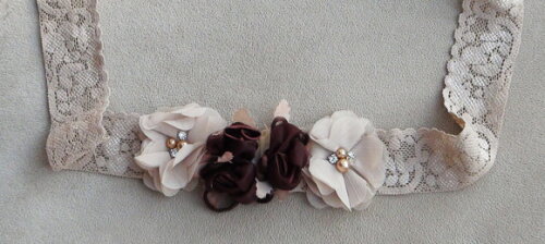 Headband - Arranjo de Flores para Cabelo - Elástico