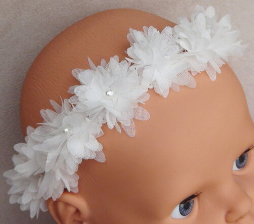 Headband - Arranjo de Flores para Cabelos - Elástico