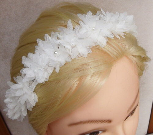Headband - Arranjo de Flores para Cabelos - Elástico