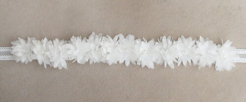 Headband - Arranjo de Flores para Cabelos - Elástico