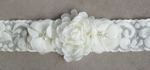 Headband - Arranjo de Flores para Cabelos - Elástico