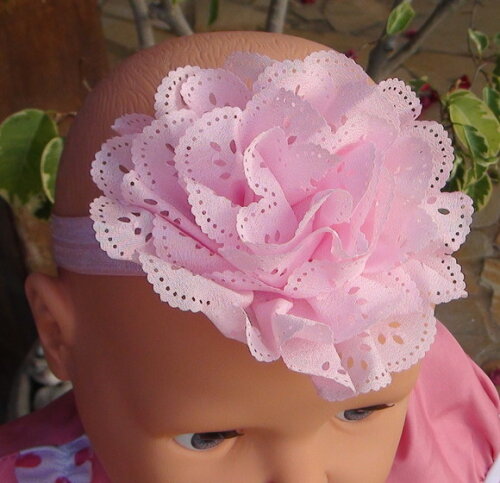 Headband - Arranjo de Flores para Cabelos - Elástico