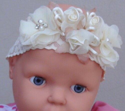 Headband - Arranjo de Flores para Cabelos - Elástico