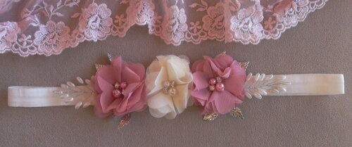 Headband -arranjo de Flores para Cabelo - Elástico