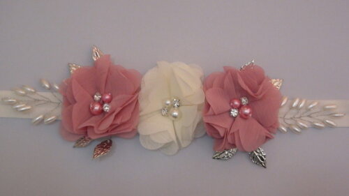 Headband -arranjo de Flores para Cabelo - Elástico