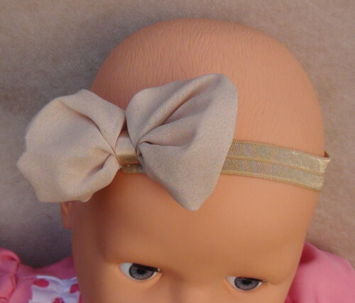Headband Laço - Arranjo de Flores para Cabelos - Elástico