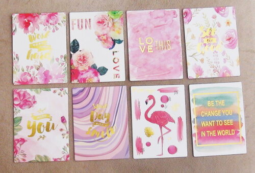 Kit Cartões Laminados - 8 un