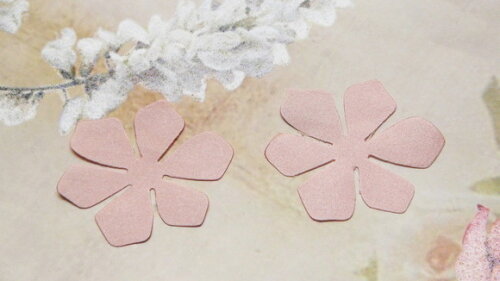 Pétalas de Flor em Cetim - Rose Claro - 30 un