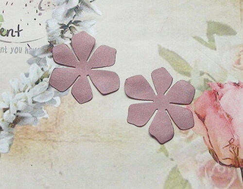 Pétalas de Flor em Cetim - Rose Queimado - 30 un