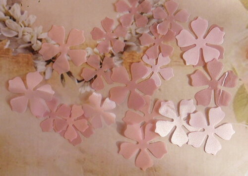 Pétalas de Flores em Cetim - 30 un - Rosa