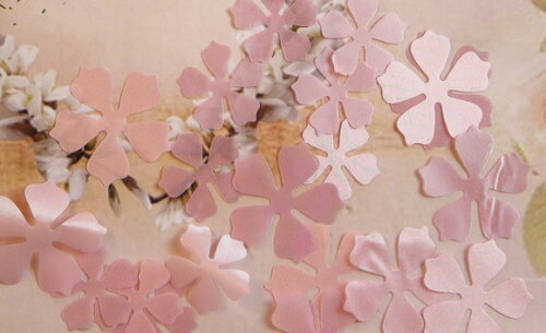 Pétalas de Flores em Cetim - 30 un - Rosa