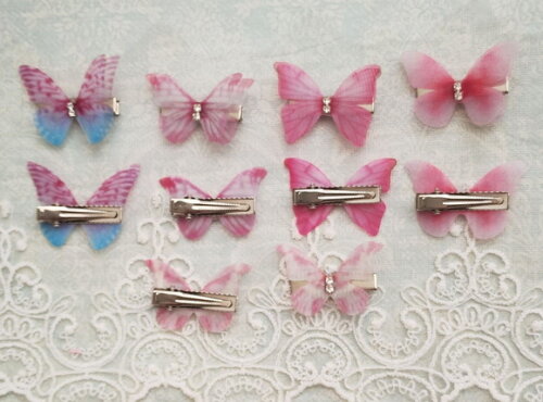 Presilha Bico de Pato Borboleta - 10 un