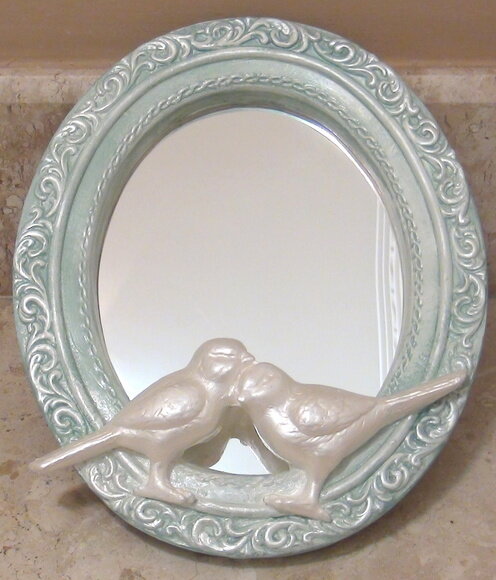 Quadro em Gesso Pombas