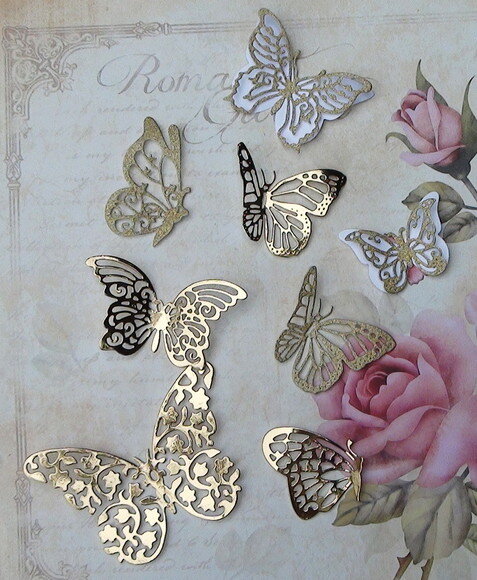 Recortes para Scrapbooking Borboletas - 08 un
